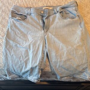 Light Blue Denim Shorts